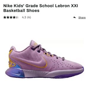 Lebron XXI boys basketball shoes